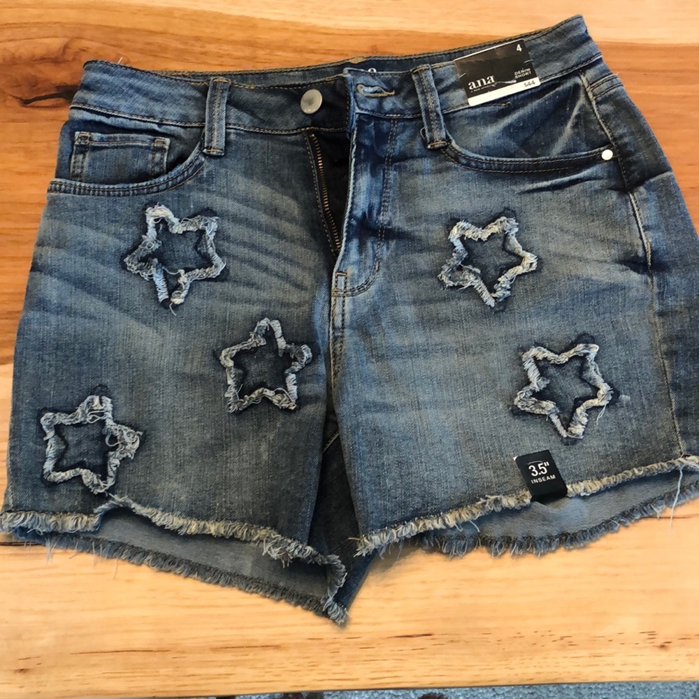 Denim Star Shorts